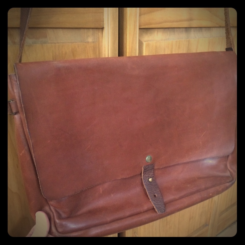 Beautiful all leather satchel
